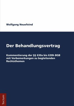 Cover Der Behandlungsvertrag (eBook, PDF)