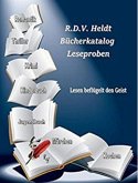 Bücherkatalog mit Leseproben (eBook, ePUB)