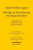 'Mehr Freiheit wagen' - Beiträge zur Emeritierung von Jürgen Basedow (eBook, PDF)