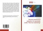 Thermo-mechanical behavior of a granular under "thermal ratcheting"