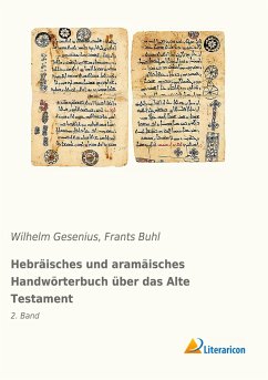 Hebräisches und aramäisches Handwörterbuch über das Alte Testament - Gesenius, Wilhelm