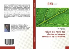 Cover Recueil des noms des plantes en langues ethniques du Cameroun