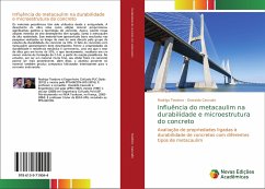 Influência do metacaulim na durabilidade e microestrutura do concreto - Teodoro, Rodrigo;Cascudo, Oswaldo