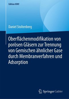 Oberflächenmodifikation von porösen Gläsern zur Trennung von Gemischen ähnlicher Gase durch Membranverfahren und Adsorption - Stoltenberg, Daniel