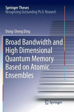 Broad Bandwidth and High Dimensional Quantum Memory Based on Atomic Ensembles - Ding, Dong-Sheng