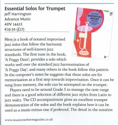 Essential Solos for Trumpet, m. MP3-CD - Harrington, Jeff