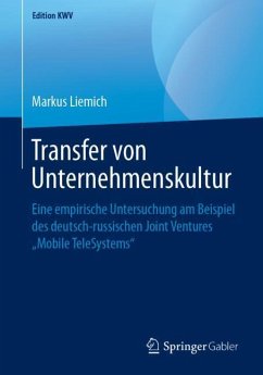 Transfer von Unternehmenskultur - Liemich, Markus