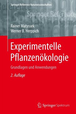 Experimentelle Pflanzenökologie - Matyssek, Rainer;Herppich, Werner B.