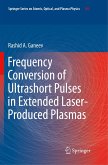 Frequency Conversion of Ultrashort Pulses in Extended Laser-Produced Plasmas