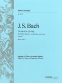 Ouvertüre h-Moll Nr.2 BWV1067 für Flöte, Streicher und Bc für Flöte und Cembalo (Klavier)