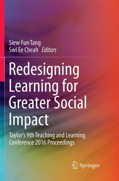 Redesigning Learning for Greater Social Impact Cover Redesigning Learning for Greater Social Impact