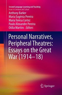 Personal Narratives, Peripheral Theatres: Essays on the Great War (1914¿18)