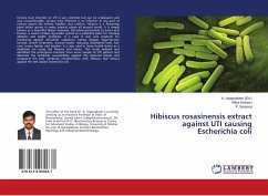 Hibiscus rosasinensis extract against UTI causing Escherichia coli