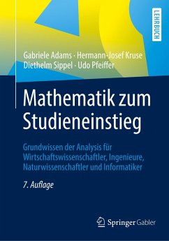 Mathematik zum Studieneinstieg - Adams, Gabriele;Kruse, Hermann-Josef;Sippel, Diethelm