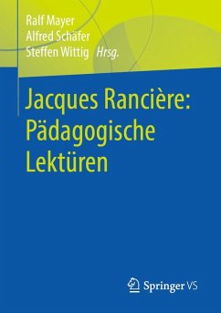 Cover Jacques Rancière: Pädagogische Lektüren