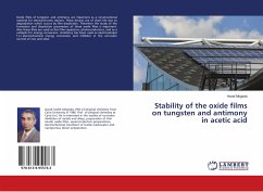 Stability of the oxide films on tungsten and antimony in acetic acid - Mogoda, Awad