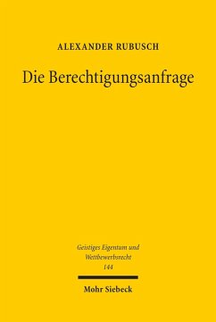 Die Berechtigungsanfrage (eBook, PDF) - Rubusch, Alexander