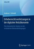 Urheberrechtsverletzungen in der digitalen Netzökonomie