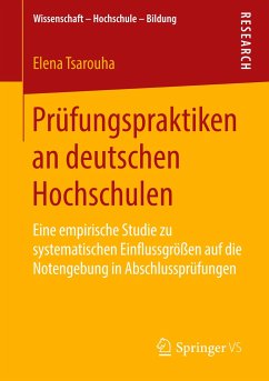 Prüfungspraktiken an deutschen Hochschulen - Tsarouha, Elena