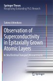 Observation of Superconductivity in Epitaxially Grown Atomic Layers