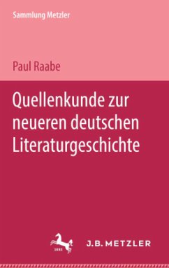Cover Quellenkunde zur neueren deutschen Literaturgeschichte