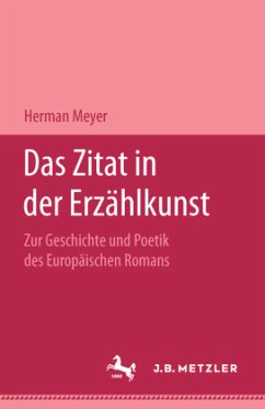 Das Zitat in der Erzählkunst; . - Meyer, Herman