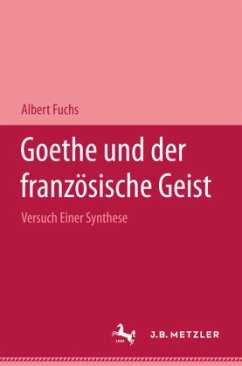 Cover Goethe und der französische Geist; .