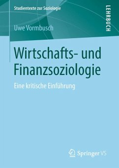 Wirtschafts- und Finanzsoziologie (eBook, PDF) - Vormbusch, Uwe