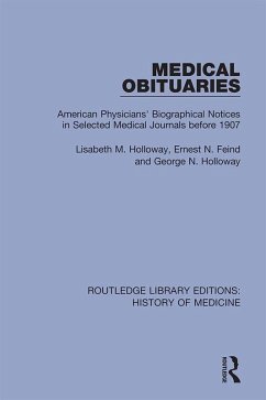 Cover Medical Obituaries (eBook, PDF)