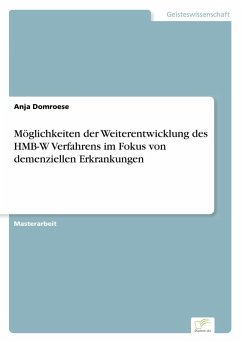 Cover Möglichkeiten der Weiterentwicklung des HMB-W Verfahrens im Fokus von demenziellen Erkrankungen