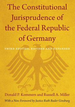 Cover Constitutional Jurisprudence of the Federal Republic of Germany (eBook, PDF)