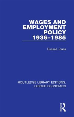 Cover Wages and Employment Policy 1936-1985 (eBook, ePUB)