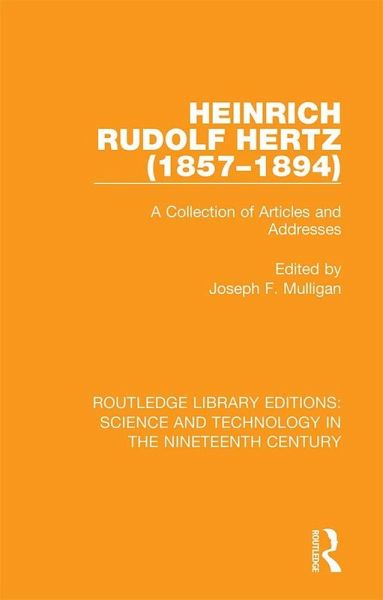Heinrich Rudolf Hertz (1857-1894) (eBook, PDF)