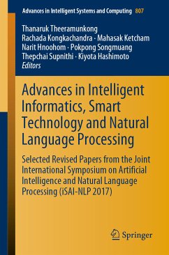 Advances in Intelligent Informatics, Smart Technology and Natural Language Processing (eBook, PDF)