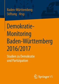 Demokratie-Monitoring Baden-Württemberg 2016/2017 (eBook, PDF)