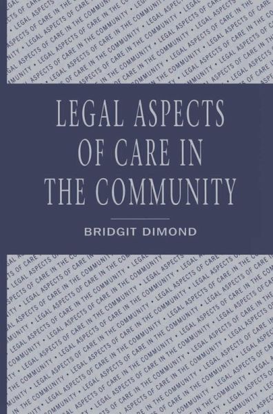 Legal aspects of care in the community (eBook, PDF)