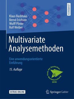 Multivariate Analysemethoden (eBook, PDF) - Backhaus, Klaus; Erichson, Bernd; Plinke, Wulff; Weiber, Rolf