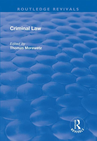 Criminal Law (eBook, ePUB)