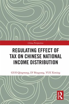 Cover Regulating Effect of Tax on Chinese National Income Distribution (eBook, PDF)