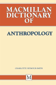 Palgrave Dictionary of Anthropology (eBook, PDF) - Seymour-Smith, Charlotte