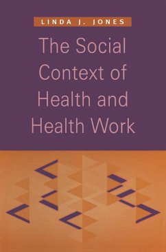 Cover The Social Context of Health and Health Work (eBook, PDF)