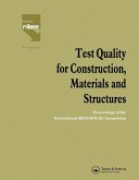Test Quality for Construction, Materials and Structures (eBook, PDF)
