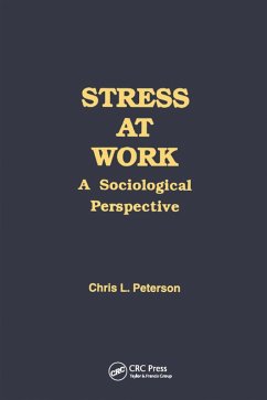 Stress at Work (eBook, ePUB) - Peterson, Chris