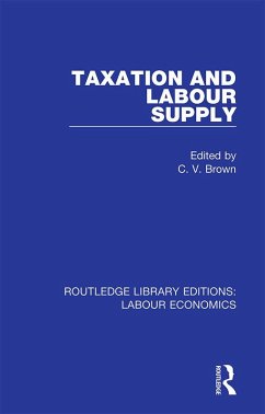 Cover Taxation and Labour Supply (eBook, ePUB)