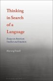 Thinking in Search of a Language (eBook, PDF) Thinking in Search of a Language (eBook, PDF)