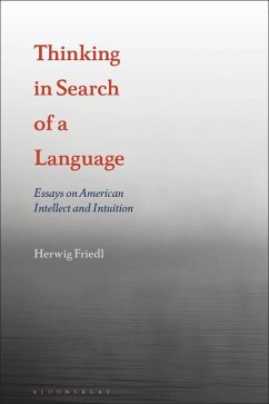 Thinking in Search of a Language (eBook, PDF) - Friedl, Herwig