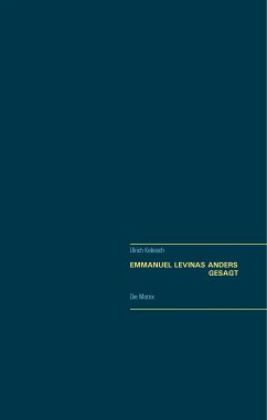 Emmanuel Lévinas Anders gesagt (eBook, ePUB)