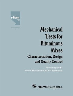 Cover Mechanical Tests for Bituminous Mixes - Characterization, Design and Quality Control (eBook, PDF)