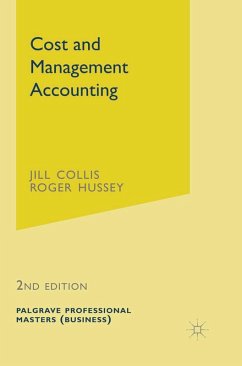 Cost and Management Accounting (eBook, PDF) - Collis, Jill; Hussey, Roger