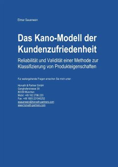 Das Kano-Modell der Kundenzufriedenheit (eBook, PDF) - Sauerwein, Elmar